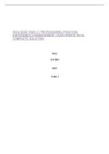 WGU D255 TASK 2 &vert; PROFESSIONAL PRACTICE EXPERIENCE II MANAGEMENT &vert; 2026 UPDATE WITH COMPLETE SOLUTION