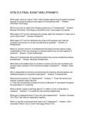 ISTM 210 FINAL EXAM TAMU &lpar;PHINNEY&rpar;