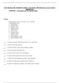 Test Bank For Understanding Anatomy and Physiology&colon; A Visual Auditory Interactive Approach 4th Edition by Gale Sloan Thompson ISBN 9781719647625 Chapters&lpar;1 to 25&rpar;