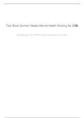 Test Bank For Neeb&rsquo;s Mental Health Nursing 5th Edition by Linda M&period; Gorman & Robynn F&period; Anwar ISBN 9780803669130 Chapters&lpar;1 to 22&rpar;
