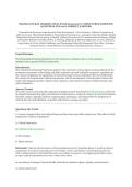 Transcultural Nursing Final Exam &lpar;2026&sol;2027&rpar; Nursing Program &mdash; Comprehensive Exam with Correct