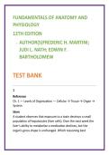 Anatomy & Physiology Test Bank &ndash; Martini A&P 12th Edition &vert; Nursing NCLEX-Style MCQs for A&P I & II &lpar;2026&rpar;