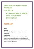 Anatomy & Physiology Test Bank &mdash; Martini A&P 12th Edition &vert; 20 NCLEX-style MCQs per Chapter &vert; Nursing A&P 2026 Prep