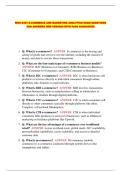 WGU D381 E-COMMERCE AND MARKETING ANALYTICS EXAM QUESTIONS AND ANSWERS NEW VERSION WITH PASS GUARANTEE