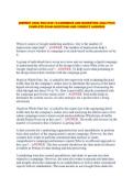 &lpar;NEWEST 2026&rpar; WGU D381 E-COMMERCE AND MARKETING ANALYTICS COMPLETE EXAM QUESTIONS AND CORRECT ANSWERS
