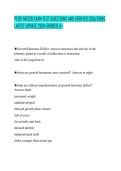 PEDS NR328 EXAM TEST QUESTIONS AND VERIFIED SOLUTIONS LATEST UPDATE 2024 GRADED A&plus;