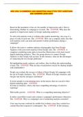 WGU D381 E-COMMERCE AND MARKETING ANALYTICS TEST QUESTIONS AND ANSWERS &lpar;2026-2027&rpar;