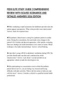 PEDS ELITE STUDY GUIDE COMPREHENSIVE REVIEW WITH SOLVED SCENARIOS AND DETAILED ANSWERS 2026 EDITION