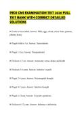 PEDS CMS EXAMINATION TEST 2026 FULL TEST BANK WITH CORRECT DETAILED SOLUTIONS