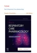 Test Bank For Rau's Respiratory Care Pharmacology 11th Edition by Douglas S&period; Gardenhire&vert;&vert;Chapter 1-23&vert;&vert;Complete Guide A&plus;