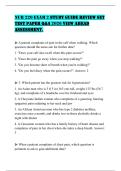 NUR 220 EXAM 2 STUDY GUIDE REVIEW SET TEST PAPER Q&period;pdf