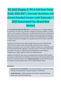 IPC A610 Chapter 8 IPC - IPC EXAM STUDY GUIDE ACCURATE QUESTIONS AND CORRECT DETAILED ANSWERS WITH RATIONALES &vert;&vert; 100&percnt; GUARANTEED PASS <BRAND NEW VERSION>