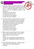 Pre-Assessment Intro to Cryptography - D334 Question and answers already passed 2025&sol;2026