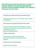 NUR 2459 Rasmussen Mental Health Exam 1 Modules 1-3  COMPLETE VERSION WITH UPDATED QUESTIONS AND  ACCURATE DETAILED ANSWERSVERIFIED 100&percnt; GRADED A&plus;  Rasmussen University-Florida