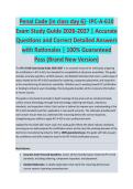 Penal Code - LEGAL EXAM STUDY GUIDE ACCURATE QUESTIONS AND CORRECT DETAILED ANSWERS WITH RATIONALES &vert;&vert; 100&percnt; GUARANTEED PASS <BRAND NEW VERSION>