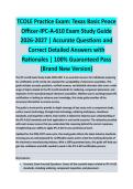 Professional Certified Investigator - CERTIFIED INVESTIGATOR EXAM STUDY GUIDE ACCURATE QUESTIONS AND CORRECT DETAILED ANSWERS WITH RATIONALES &vert;&vert; 100&percnt; GUARANTEED PASS <BRAND NEW VERSION>
