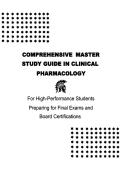 Clinical Pharmacology Master Study Guide&colon; High-Yield Review for Exams & Preparation 2026