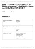 AIPMM - CPM PRACTICE Exam Questions with 100&percnt; Correct Answers &vert; Verified &vert; Updated &lpar;Actual Exam&rpar; 20252026 LATEST VERSION&excl;&excl;