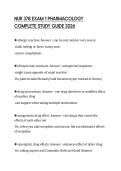 NUR 378 EXAM 1 PHARMACOLOGY COMPLETE STUDY GUIDE 2026