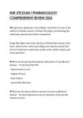 NUR 378 EXAM 1 PHARMACOLOGY COMPREHENSIVE REVIEW 2026