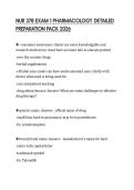 NUR 378 EXAM 1 PHARMACOLOGY DETAILED PREPARATION PACK 2026