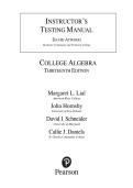 Test Bank For College Algebra&comma; 13rd Edition by Margaret L&period; Lial&comma; John Hornsby&comma; David I&period; Schneider&comma; Callie J&period; Daniels