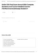 NASM CES Final Exam Newest 2026 Complete Questions And Correct Detailed Answers &lpar;Verified Answers&rpar;&lowbar;Already Graded A&plus; Flashcards &lowbar; Quizlet&period;pdf