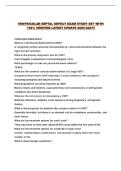 VENTRICULAR SEPTAL DEFECT EXAM STUDY SET WITH 100&percnt; VERIFIED LATEST UPDATE 2026-2027&excl;&excl;