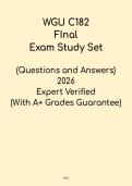 WGU C182 Final Exam Study Set &ndash; Introduction to IT OA Review & Exam Prep PDF