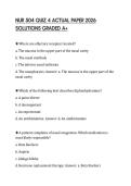 NUR 504 QUIZ 4 ACTUAL PAPER 2026 SOLUTIONS GRADED A&plus;