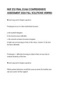NUR 1213 FINAL EXAM COMPREHENSIVE ASSESSMENT 2026 FULL SOLUTIONS VERIFIED