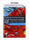 Olds&rsquo; Maternal-Newborn Nursing Test Bank 11th Edition &vert; Davidson&comma; London & Ladewig