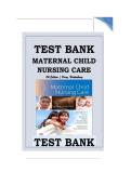 Test Bank for Maternal Child Nursing Care 7th Edition by Shannon E&period; Perry &vert; NCLEX-Style Questions with Verified Answers
