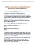 SWA TEST ONE WITH COMPLETE SOLUTIONS QUESTIONS AND 100&percnt; VERIFIED ANSWERS 2026-2027&excl;&excl;