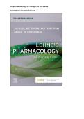 Pharmacology for Nursing Care 12th Edition Test Bank Complete Questions and Answers with Solution 2025&sol; 2026