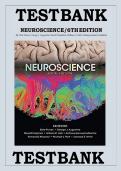 Neuroscience 6th Edition Test Bank &vert; Purves&comma; Augustine&comma; Fitzpatrick