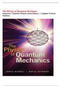 Quantum Mechanics Solutions Manual by James Binney &ndash; Complete Worked Physics Problems & Instructor's Guide