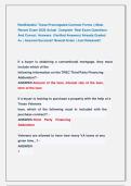 RealEstateU- Texas Promulgated Contract Forms &vert;&vert; Most  Recent Exam 2026 Actual  Complete  Real Exam Questions   And Correct  Answers  &lpar;Verified Answers&rpar; Already Graded                 A&plus; &vert; Assured Success&excl;&excl; Newest Exam &vert; Just Released&excl;&excl;