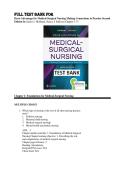 TEST BANK FOR Davis Advantage for Medical-Surgical Nursing Making Connections to Practice 2nd Edition by Janice J&period; Hoffman&comma; Nancy J&period; Sullivan Chapter 1-71