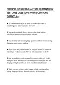 PERCIPIO GREYHOUND ACTUAL EXAMINATION TEST 2026 QUESTIONS WITH SOLUTIONS GRADED A&plus;