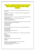 CFA Level 1 - Portfolio Management with all Correct & 100&percnt; Verified Answers &vert;Latest Version &vert;Already Graded A&plus;