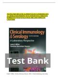 Test Bank for Clinical Immunology and Serology&colon; A Laboratory Perspective&comma; 5th Edition &vert; All Chapters with Answers