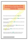 320 T2 V FLUID & ELECTROLYTES EXAM QUESTIONS AND ANSWERS&period; VERIFIED 2026&period;