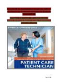 Test Bank for Fundamental Concepts and Skills for the Patient Care Technician 2nd Edition Townsend