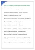MLS ASCP Chemistry Exam with accurate detailed answers