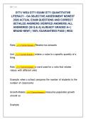 WGU D771 Quantitative Literacy Objective Assessment &lpar;OA&rpar; &ndash; D771&comma; Western Governors University&comma; 2026 &ndash; Newest actual exam questions with verified detailed answers &lpar;50 Q&A&comma; graded A&plus;&rpar;