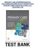 Test Bank for Primary Care 6th Edition by Terry M&period; Buttaro &vert; Advanced Practice Exam Questions with Verified Answers