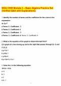 WGU C955 Applied Probability & Statistics &ndash; Complete Exam Prep Bundle &lpar;Objective Assessment &plus; Modules 1&ndash;7&comma; Verified Q&A&comma; 100&percnt; Pass Guarantee