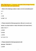 WGU C955 Module 2 &ndash; Fractions&comma; Decimals & Percentages Practice Set &lpar;Verified Q&A with Explanations&rpar;&period;pdf