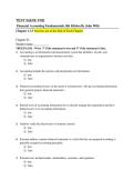 Financial Accounting Fundamentals 8th Edition Test Bank Chapters 1&ndash;13 Complete Questions and Answers with Solution 2025&sol; 2026
